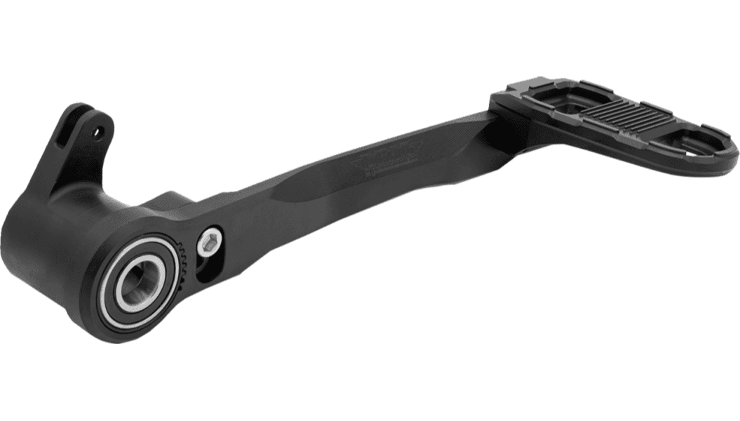 Gilles Tooling Adjustable Rear Brake Lever for '14-25 Harley Davidson Touring and Trike - Black