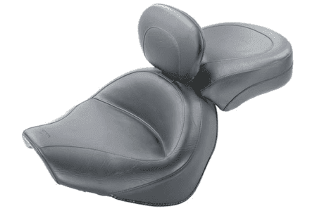 CLEARANCE Mustang Vintage Two-Piece Wide Touring Seat with Driver Backrest for Suzuki Boulevard C90 '05-09