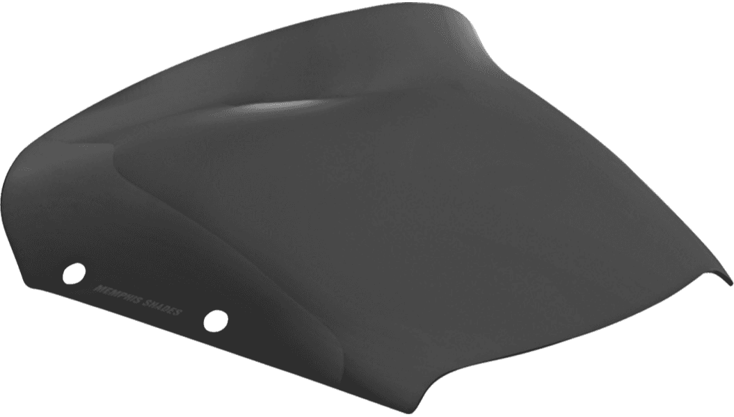 Memphis Shades 4" Spoiler Windshield for '24-Up Harley Davidson FLHX Street Glide and '23-24 CVO FLHXSE - Dark Black Smoke 