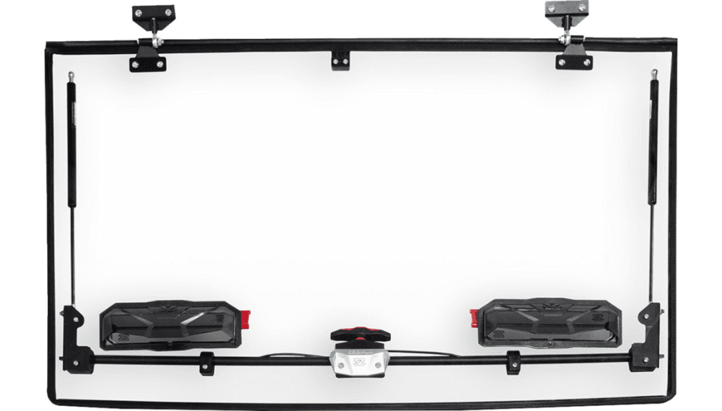 Seizmik Flip-Up Windshield with Vents for '16-23 Can Am Defender Models