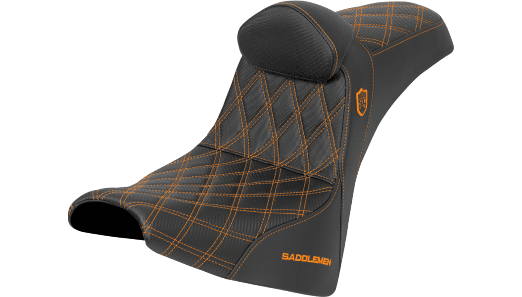 Saddlemen Pro Series SDC Performance Grip Seats for '18-Up Harley Davidson Street Bob FXBB and Standard FXST Models (Select Stitching Color)