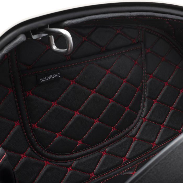 Hogworkz Saddlebag Liners for Color Matched Saddlebags for '18-25 Harley Davidson Lowrider/S/ST (Select Stitching Color)