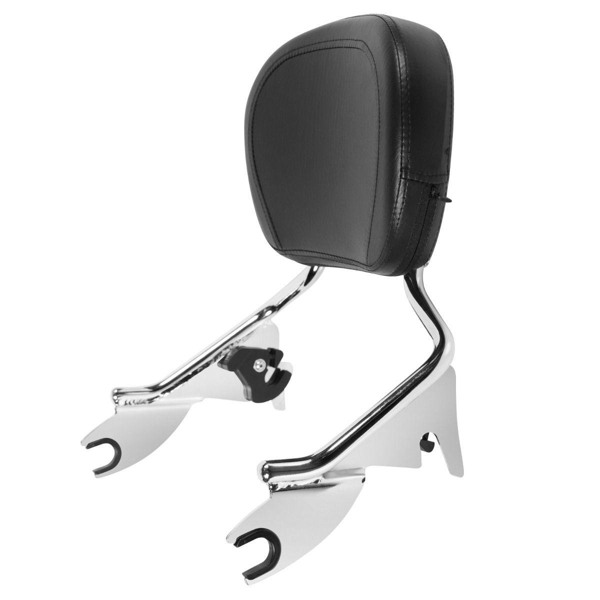 Hogworkz Detachable Shorty Sissy Bar Backrest for '09-25 Harley Davidson Touring (Select Finish)