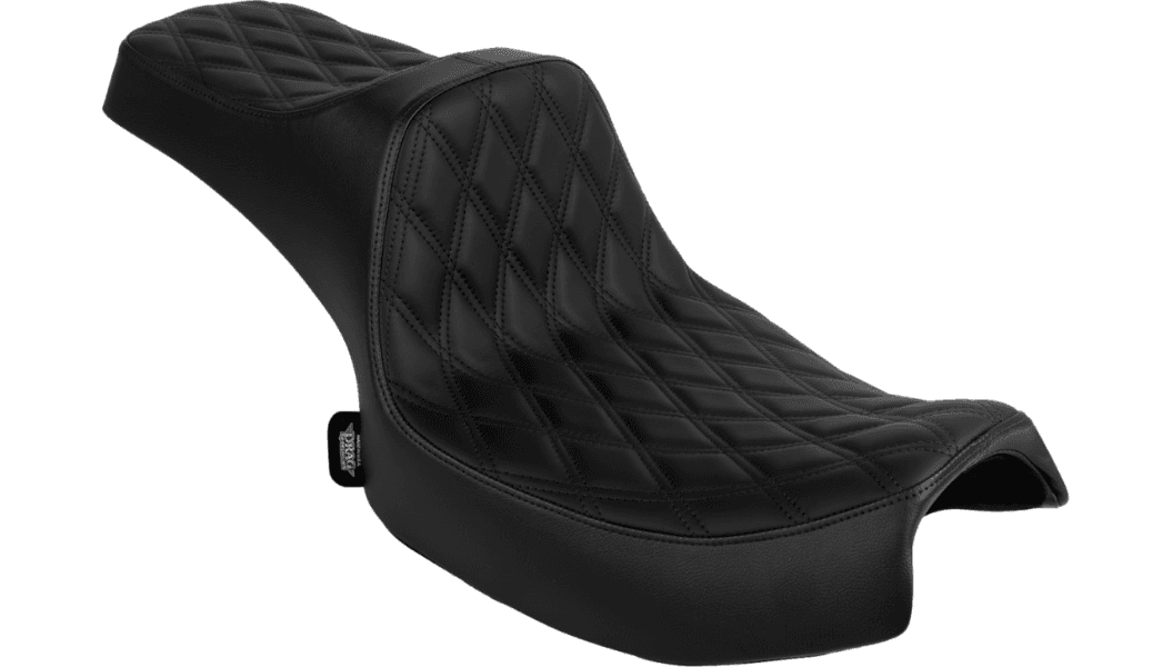 Drag Specialties Predator III 2-Up Seat for '25-Up Chieftain and '20-Up Challenger Models - Double Diamond Stitch (Select Stitching Color)