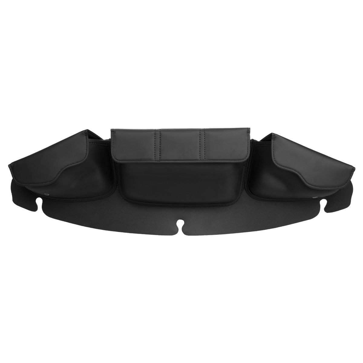 Hogworkz Triple Pocket Windshield Fairing Pouch for '14-25 Harley Davidson Touring (Not for Road Glide models, '23 FLHXSE, or '24-later FLHX models)