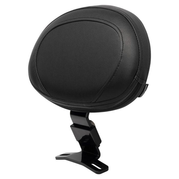Hogworkz Driver/Rider Backrest for '07-25 Harley Davidson Softail Softail Heritage, Deluxe & Fat Boy with stock OEM seat. (Does not work with passenger pillion pad)