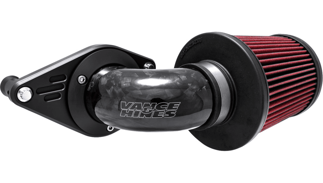 Vance & Hines V02 Falcon XL Air Intake Kit for Harley Davidson '08-16 Touring and '16-17 Softail Models - Forged Carbon Fiber (See Fitments)