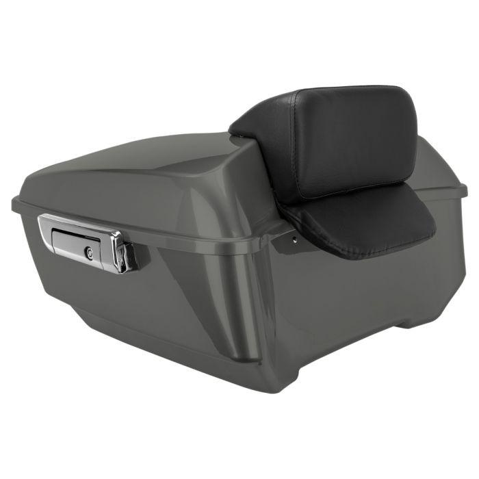 Hogworkz Color Matched King Tour Pack w/ Slim Backrest for '14-25 Indian Touring - Chrome Hardware