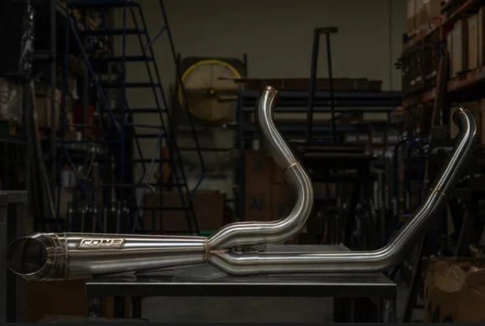 Cone Performance 2 into 1 Turnout Exhaust System for '25-Up Harley Davidson Softail Models (Select Finish)