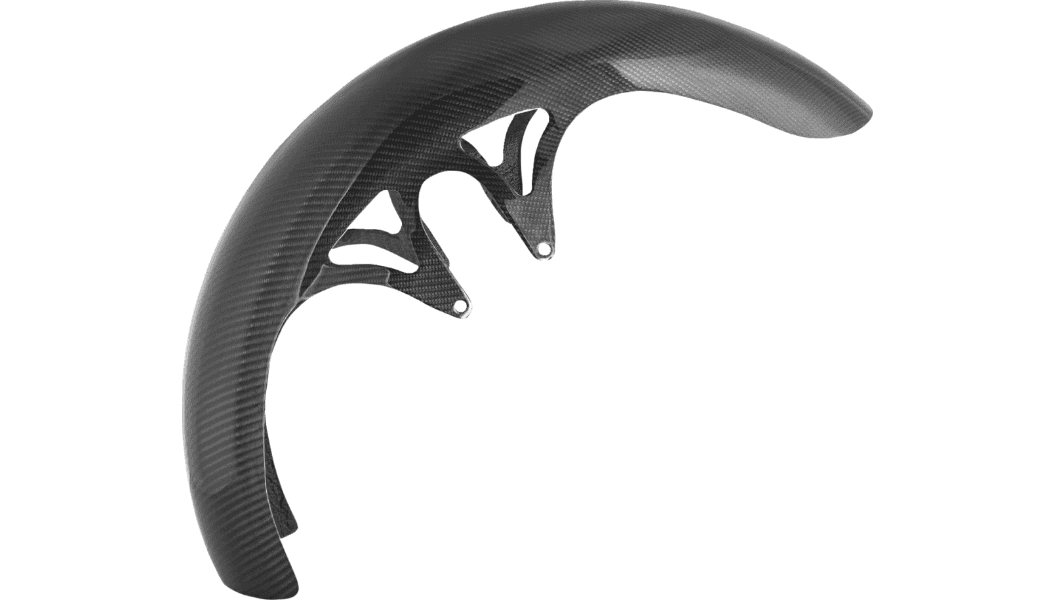 Arlen Ness Carbon Fiber 21" Wrapper Front Fender for '14-23 Harley Davidson Touring and FLTRT Road Glide 3 Models - Gloss 