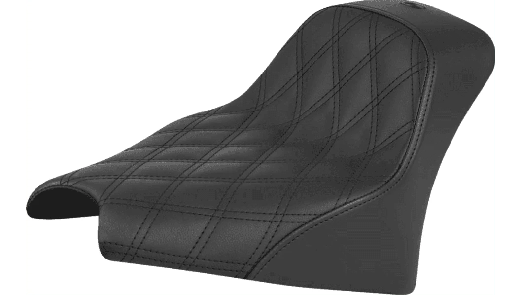 Saddlemen Renegade Solo Seat for '25-Up Indian Scout Models - Black/Lattice Stitch 