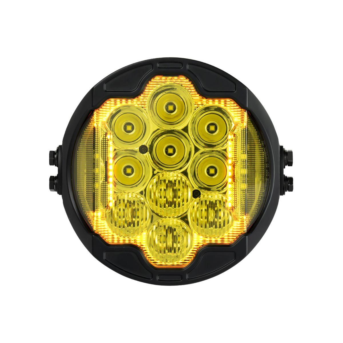 Hogworkz 7 inch LED Goldtooth Performance Headlight for '22-26 Harley Davidson Low Rider ST