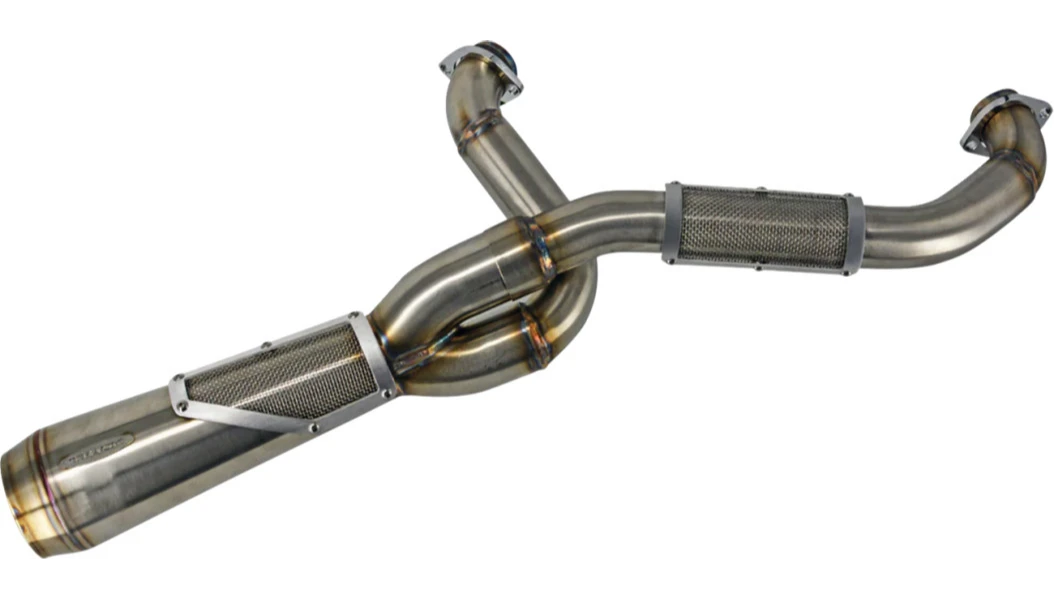 Trask Big Sexy 2 into 1 Exhaust System for '25-Up Harley Davidson FXLRST/​FLHCS Softail Models (Select Finish)