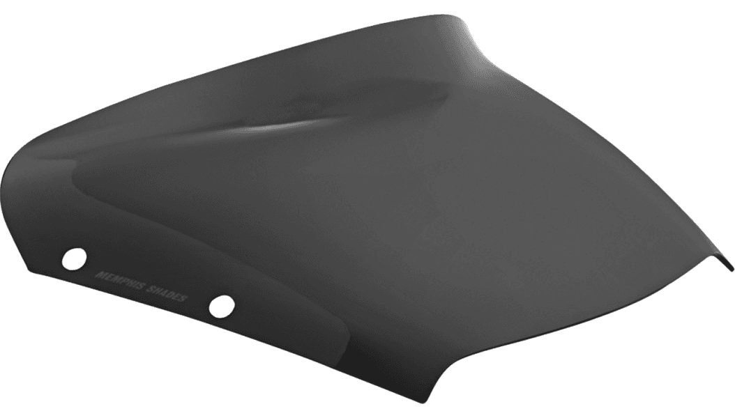 Memphis Shades Dark Black Smoke Spoiler Windshields for '24-Up Harley Davidson FLHX Street Glide Models (Select Height)