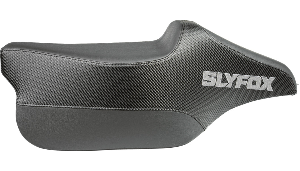 Slyfox Race Seat for '08-25* Harley Davidson Touring Models with Gray Logo - Tall Style