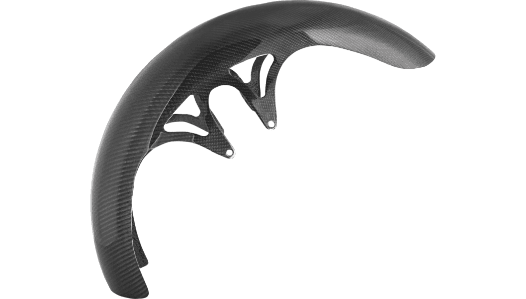Arlen Ness Carbon Fiber 21" Wrapper Front Fender for '99-13 Harley Davidson Touring - Gloss