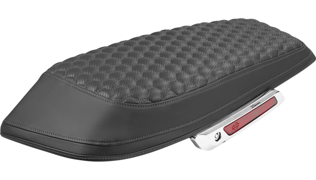 Saddlemen HC Honeycomb Stitched Saddlebag Lid Covers for '24-Up Harley Davidson FLHX & FLTR Touring and '23-Up CVO FLHXSE & FLTRSE Models (Select Stitching Color)