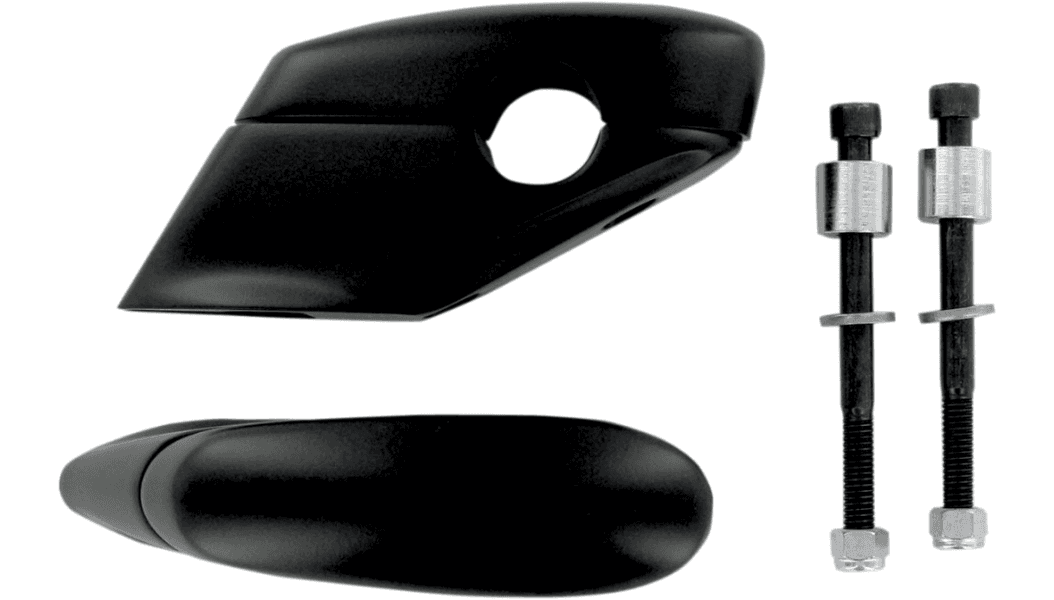 Baron Custom Liner Riser Pullback Risers for '06-15 Yamaha XV1900 Roadliner/Stratoliner - Black