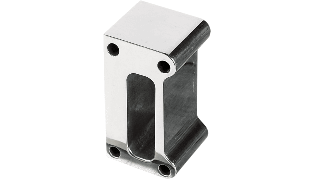 Terry Components Oil Filler Spout Spacer Block '93-06 Harley Davidson Touring - Chrome 