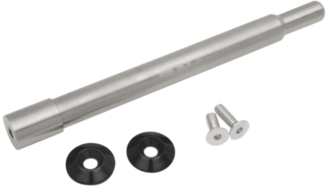 Paul Yaffe Y-Axle Custom Front Axle Kit with Smooth Style Axle Cover for '08-23 Harley Davidson Touring Models (Select Finish)