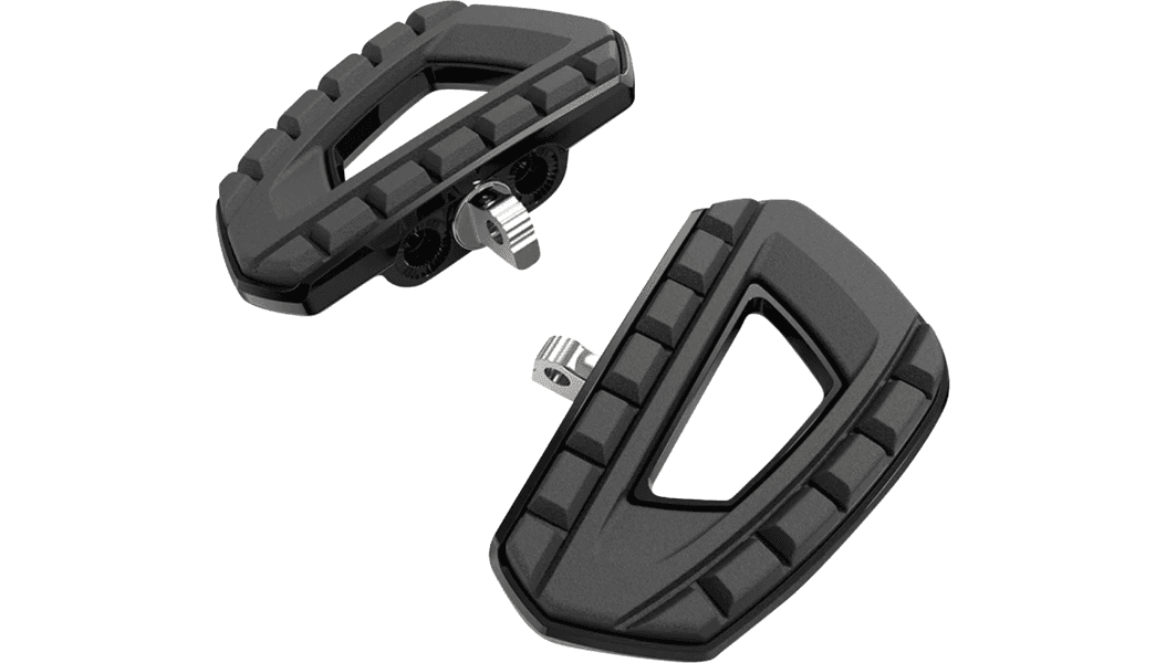 Ciro Chicane Mini Floorboards with HD Adapters for Harley Davidson Models (Select Finish)