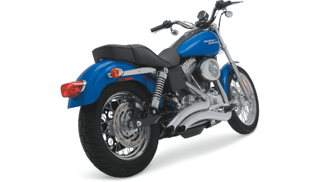 Vance & Hines 2-into-2 Big Radius Exhaust System for '91-05 Harley Davidson Dyna Models - Chrome