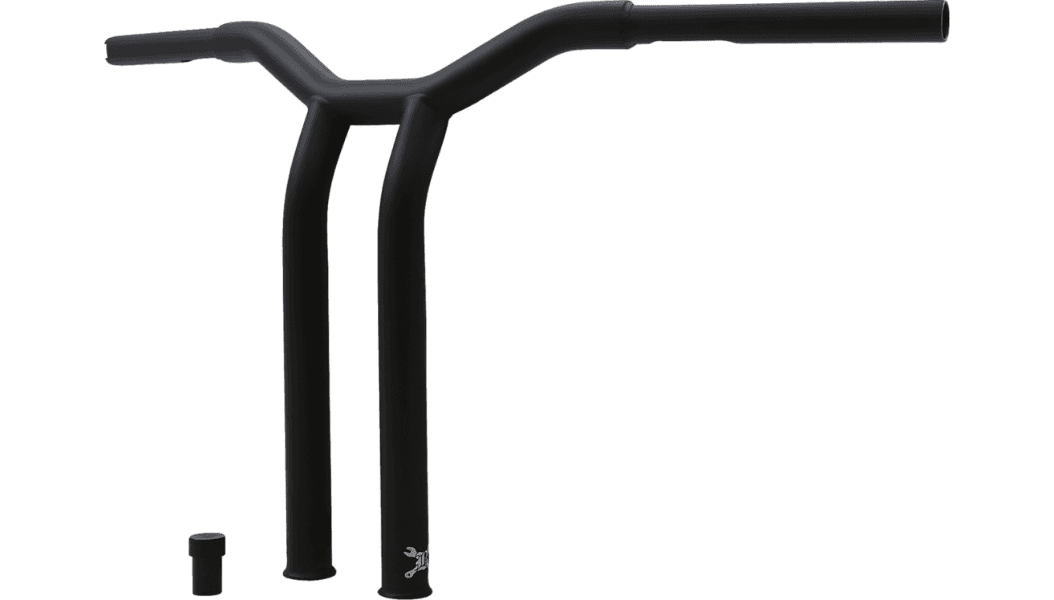 Burly Brand Raked Dominator Handlebars for '49-24 Harley Davidson Models (Select Height and Finish)