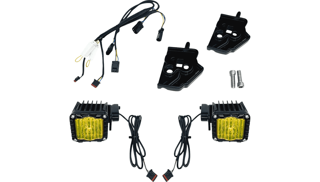 Custom Dynamics Shark Demon High-Performance LED Front Turn Signals for '24-Up Harley Davidson Street Glide FLHX and '23-Up CVO FLHXSE Models