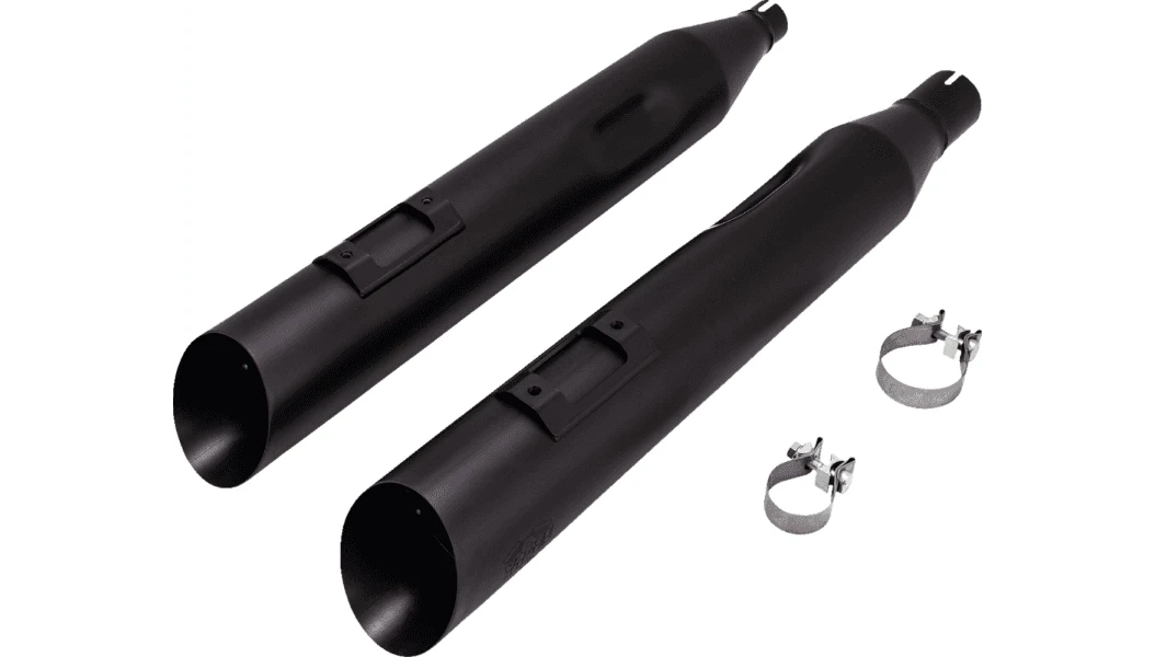 Vance & Hines Blackslash 450 Slip-On Mufflers for '17-Up Harley Davidson M8 Touring Models (Select Finish)