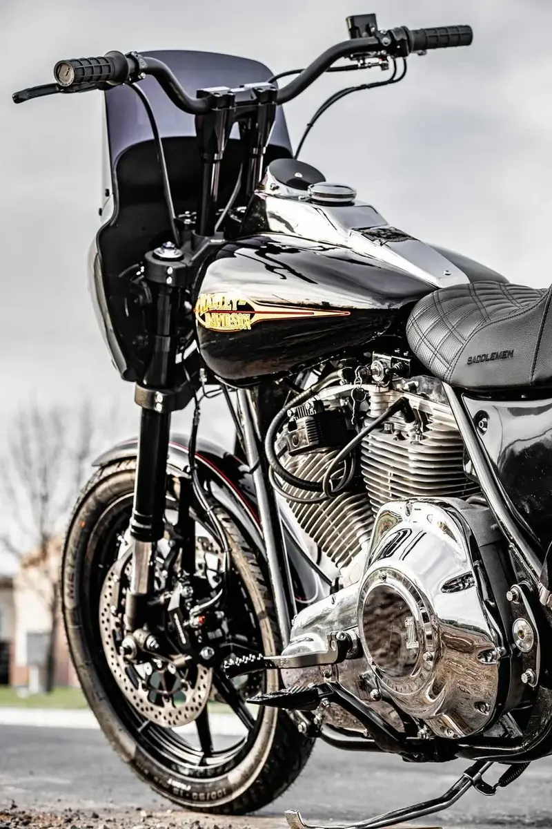 ODI Podium V-Twin/Moto Handlebar - 1" Throughout - Black