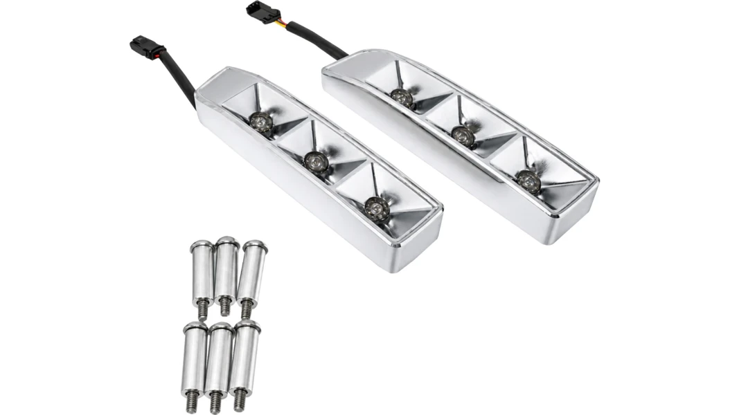 Kodlin USA Taillight Kit for '24-Up Harley Davidson Road Glide, Street Glide and '23-Up CVO FLHXSE, CVO FLTRSE Models - Chrome  