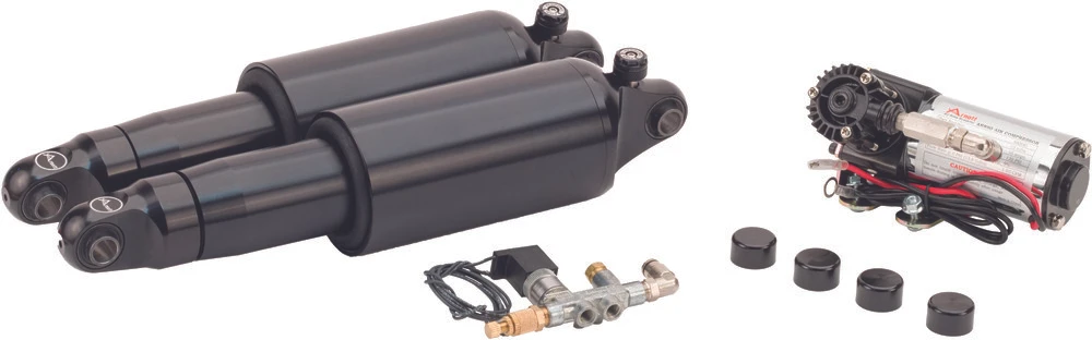 Arnott Air Shocks FOX Series w/REBOUND for '09-25 Harley Davidson Touring Models - Black