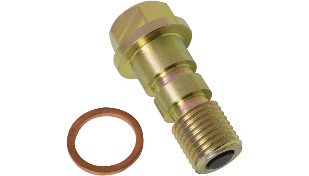 Show Chrome Magnetic Oil Drain Plug for '14-26 Can Am Spyder F3/RT Models