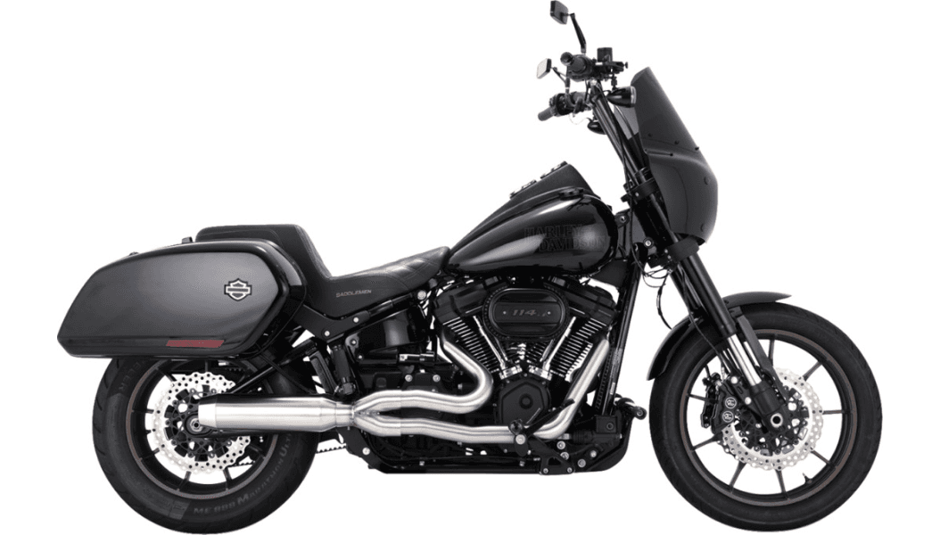 Vance & Hines 2-into-1 Gaslighter Exhaust System for '18-Up Harley Davidson Softail Models - Bushed Stainless