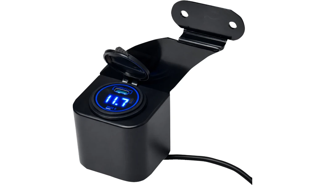 Custom Dynamics Power Port for '14-24 Harley Davidson Touring Models w/Tour Pak