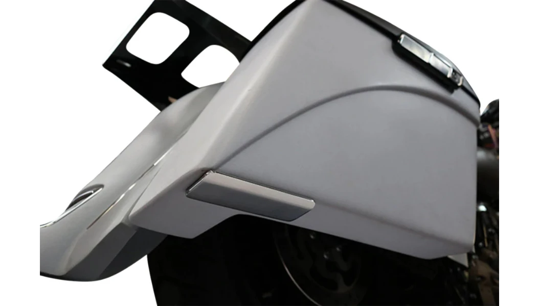 Paul Yaffe Bagger Nation Saddlebag Skid Plates - Silver