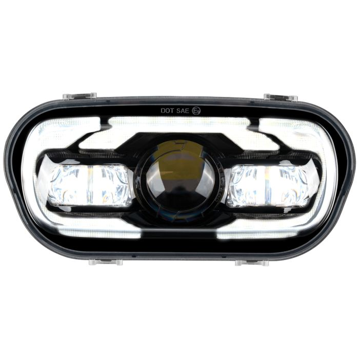 Hogworkz Black LED Headlight for '18-25 Harley Davidson Fat Bob Models