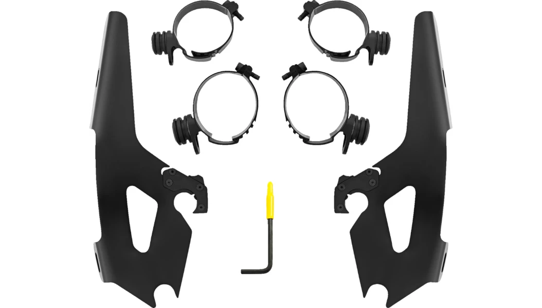 Memphis Shades Fats/Slim Trigger-Lock Mounting Kit for '25-26 Harley Davidson Lowrider FXLRS Models - Black