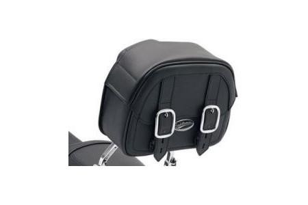 Saddlemen 3515-0086 Borsa Sissy Bar Deluxe Con Borchie – Espandibile, Rigida, Con Tracolla, Per Moto Da Viaggio, 53x31cm