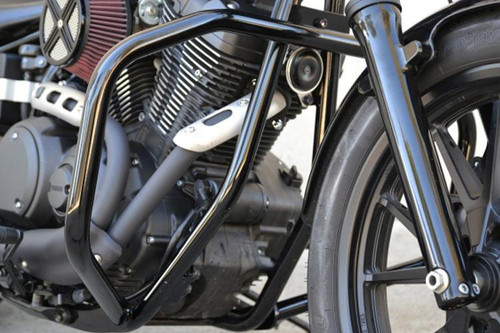 Yamaha Bolt Engine Guard - Black by - Baron Custom Accessories