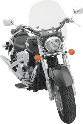 Memphis Shades Sportshield Windshield - Alley Cat Style 18 inches