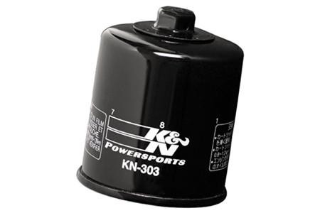 K & N Powersports Performance Gold Oil Filters Black KN-303 Click