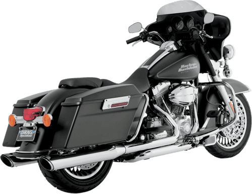 Vance & Hines Twin Slash Rounds for '95-16 Harley-Davidson FL