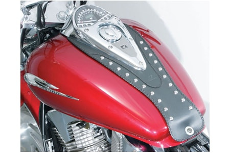 Mustang Tank Bib for VTX1300C/R-Studded - WestEndMotorsports.com