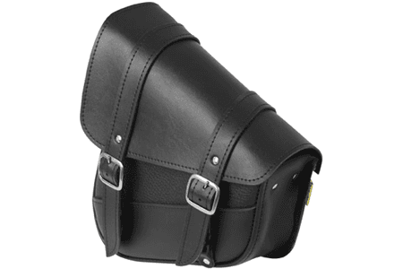 Willie Max Revolution Universal Swingarm Saddlebag -Black, Each