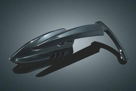Kuryakyn Black Scythe Mirrors -Pair - WestEndMotorsports.com