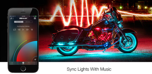 Advanced Red LED Mini Motorcycle Lighting Kit