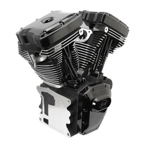 S&S Cycle T143 Black Edition Longblock Engine for Select '99-06