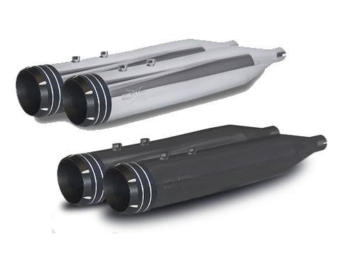 RCX Milwaukee 8 Loud Baffle Slip On Mufflers FREE SHIPPING