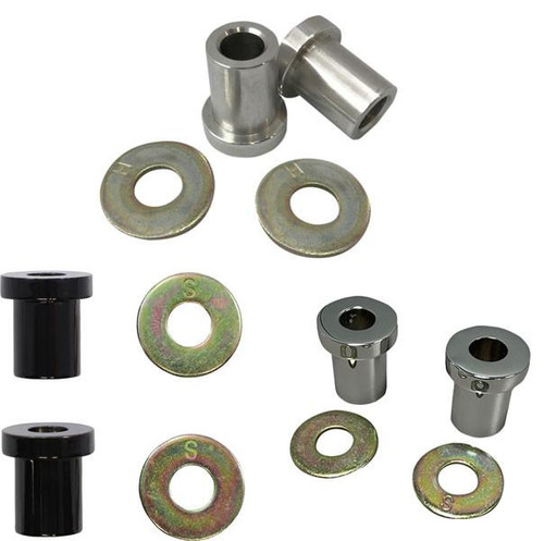 Lenkdou Pair Solid Handlebar Riser Bushings For Harley Touring – Road King, Electra Glide (Chrome)